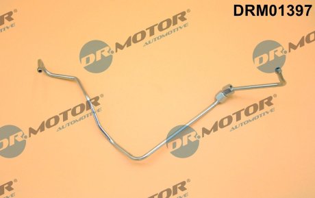 DRM01397 Трубка турбокомпрессора ДВЗ (чорний метал) DR.MOTOR підбір по vin на Brocar