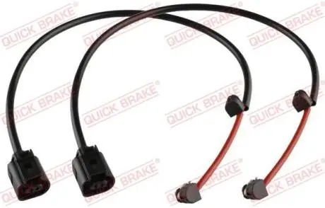 WS0483A Датчик зносу гальмівних колодок (передніх) Porsche Cayenne 17- (L=500mm) QUICK BRAKE підбір по vin на Brocar