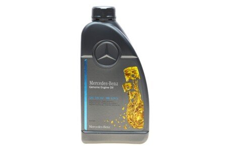 000989210711FAEE Масло моторное MB 229.5 1л SAE 5W-40 MB 229.5 MERCEDES подбор по vin на Brocar