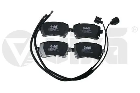 66981694301 Колодки задні гальмові з датчиком зносу Audi A4 (05-08),A8 (04-10) VIKA підбір по vin на Brocar
