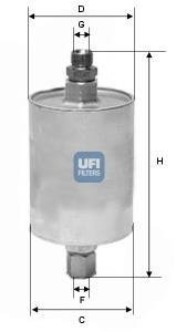 3157500 Топливный фильтр UFI подбор по vin на Brocar