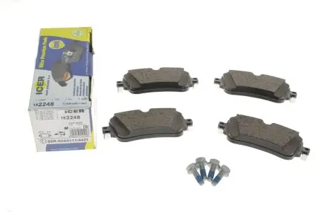182248 Колодки тормозные (задние) Audi A6/A7/Q8 18-/A8/Q7 15-/VW Touareg 18- ICER подбор по vin на Brocar