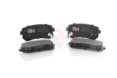 GH413521 Тормозные колодки дисковые зад. Hyundai Accent I20/I30/Ix35/Sonata/Kia CeeD/Rio/Sportage 1.2-3.3 05- GH-PARTS подбор по vin на Brocar