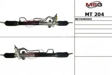 MT204 Рулевая рейка с ГУР новая MITSUBISHI PAJERO III Canvas Top (V60, V70) 00-06 MSG подбор по vin на Brocar