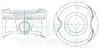 44349050 Поршні +0.50mm (к-кт на двигун) Nissan QR25DE X-Trail, Rogue, Teana TEIKIN підбір по vin на Brocar