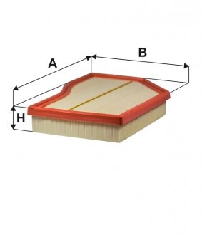 WA9889 Фильтр воздушный WIX FILTERS подбор по vin на Brocar