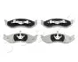 50057 Колодки тормозные дисковые Jeep Cherokee 2.5 (96-99),Jeep Cherokee 2.5 (90-96) (JAPKO підбір по vin на Brocar