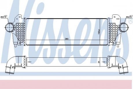 96245 Интеркулер NISSENS підбір по vin на Brocar