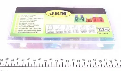 52054 Комплект запобіжників (3A/4A/5A/7.5A/10A/20A/25A/30A) JBM підбір по vin на Brocar