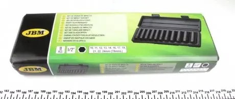 52342 Набор головок ударных 6-ти гранных 1/2&quot; (11шт) JBM підбір по vin на Brocar
