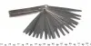 Набор щупов метрических (19 шт) (0.05-1mm) 52433