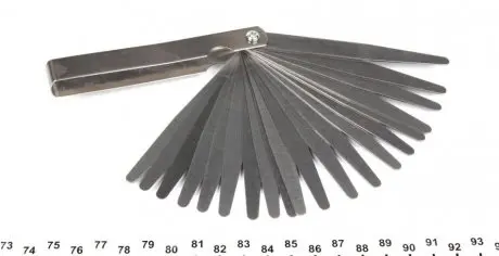 52433 Набор щупов метрических (19 шт) (0.05-1mm) JBM підбір по vin на Brocar