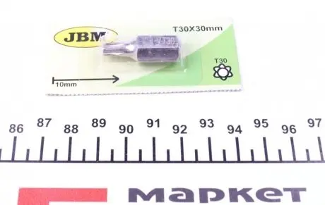 10436 Бита Torx TP (M10xT30mm) JBM підбір по vin на Brocar