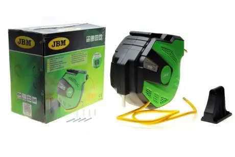 53583 Шланг воздушный на автоматической катушке JBM 3/8&quot; (d=9.5mm) 22м JBM підбір по vin на Brocar