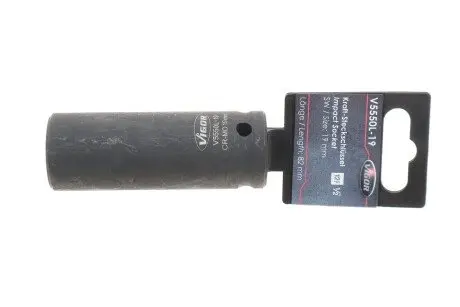 V5550L19 Головка ударная HEX (1/2&quot;, 19mm) L VIGOR підбір по vin на Brocar