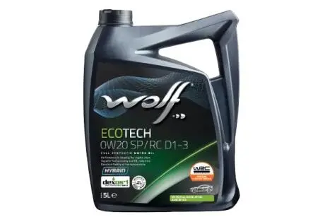 1049892 ECOTECH 0W20 SP/RC D1-3 5Lx4 WOLF подбор по vin на Brocar