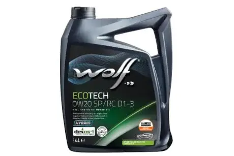 1049891 ECOTECH 0W20 SP/RC D1-3 4Lx4 WOLF подбор по vin на Brocar