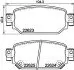 NP5072 Комплект гальмівних колодокMAZDA CX-3 (DK),CX-3 SUV (DK) Rear Axle NISSHINBO підбір по vin на Brocar
