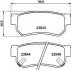 NP6116 Гальмівні колодки HYUNDAI Sonata V \&#039;\&#039;2,0-3,3 \&#039;\&#039;04-10 NISSHINBO підбір по vin на Brocar