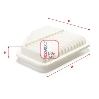 S4822A Фільтр повітряний Toyota Rav4 2.0 4WD/2.4 06-13/Camry 3.5 06-14 SOFIMA підбір по vin на Brocar