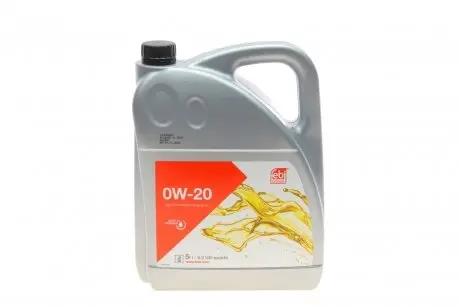 177651 Олива 0W20 (5L) FEBI BILSTEIN підбір по vin на Brocar