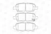 573754CH Колодки тормозные дисковые задние Nissan Qashqai/ x-Trail/ Renault Koleos (01-) CHAMPION підбір по vin на Brocar