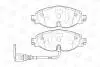573390CH Гальмівні колодки передні Audi A3, Q2, Q3 / VW Golf VII, Caddy, Passat / Seat Leon / Skoda Octavia CHAMPION підбір по vin на Brocar