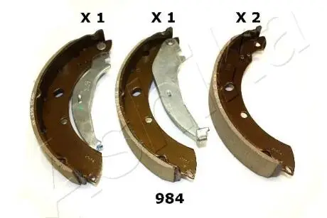 5509984 Колодки тормозные барабанные ASHIKA подбор по vin на Brocar