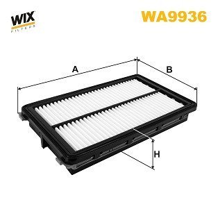 WA9936 Фильтр воздуха WIX FILTERS підбір по vin на Brocar