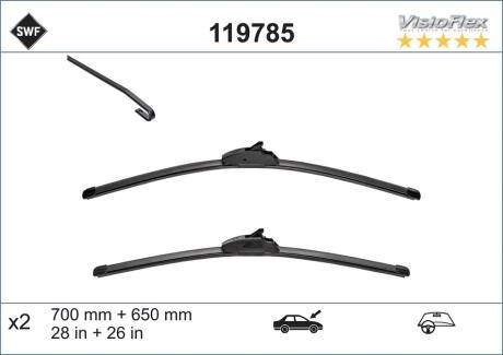 119785 Стеклоочиститель SWF підбір по vin на Brocar