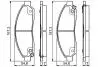 0986495159 ISUZU Тормозные колодки передн.GREAT WALL Hover 06-, ISUZU D-Max2,5D -7 BOSCH підбір по vin на Brocar