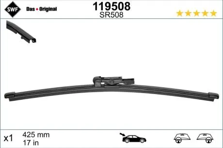 119508 Стеклоочиститель SWF підбір по vin на Brocar
