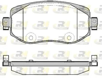 2172408 Тормозные колодки дисковые ROADHOUSE подбор по vin на Brocar