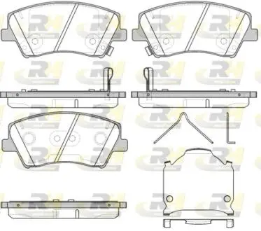 2141204 Гальмівні колодки дискові ROADHOUSE підбір по vin на Brocar