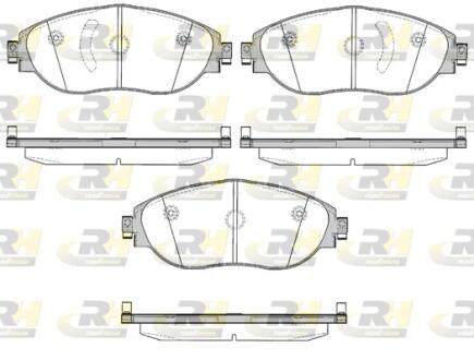 2147000 Тормозные колодки дисковые ROADHOUSE підбір по vin на Brocar