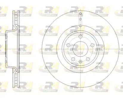 6167010 Гальмівний диск ROADHOUSE підбір по vin на Brocar