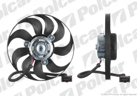 954123U1 Вентилятор радіатора VW Golf 4/Bora/Octavia POLCAR підбір по vin на Brocar