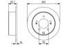 0986479W12 Гальмівний диск HYUNDAI/KIA K3/Soul/Yue Dong/i30/Elantra \'\'R \'\'1,6-2,0 \'\'08>> BOSCH підбір по vin на Brocar