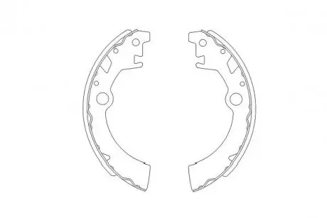 KBS8903 PARTS Щеки тормозные SUZUKI WAGON R+ (EM) 98-2000 KAVO підбір по vin на Brocar