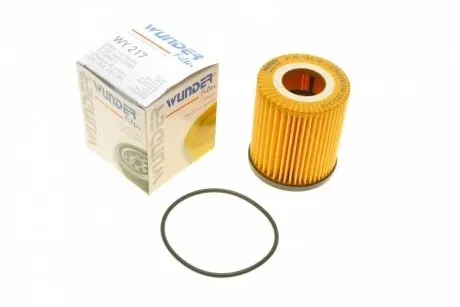 WY217 Фільтр масляний MINI Cooper 1.6 i 01-08/Fiat Tipo 1.6 i 15- WUNDER FILTER підбір по vin на Brocar