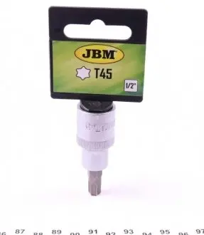 10017 Біта Torx T45 + адаптер під ключ 1/2&quot; JBM підбір по vin на Brocar