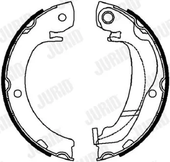 362636J Щоки гальмівні C1, OPEL Agila, SUZUKI Swift, TOYOTAYaris JURID підбір по vin на Brocar