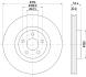 8DD355126701 Диск гальмівний (передній) Ford Galaxy III/S-max 15- (316x32) PRO HELLA підбір по vin на Brocar
