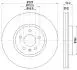 8DD355128721 Диск тормозной (передний) Audi A4/A5/Q5 07-17 (320x30) PRO+ HELLA підбір по vin на Brocar