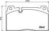 Комплект тормозных колодок, дисковый тормоз 8DB355020241