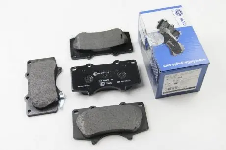 8DB355010491 Гальмівні колодки, дискове гальмо (набір) HELLA підбір по vin на Brocar