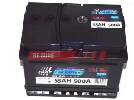 FT75205 Акумулятор - 55AH 500A 242X175X190 FAST підбір по vin на Brocar