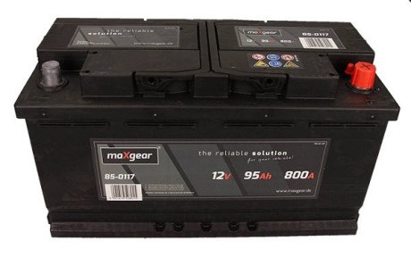 850117 Стартерна акумуляторна батарея MAXGEAR підбір по vin на Brocar