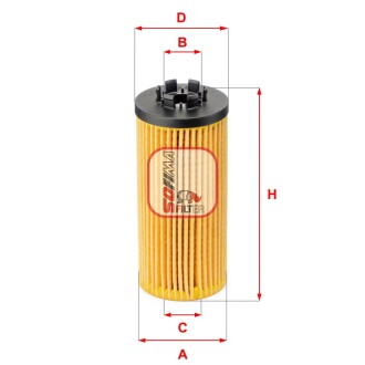 S5211PE Фільтр оливи BMW X1 (F48)/1 (F40) /2 (F45/F46) 1.5-2.0 14- (B38/B47/B48) SOFIMA підбір по vin на Brocar