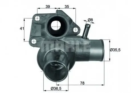 TI6385D Термостат, охлаждающая жидкость MAHLE / KNECHT підбір по vin на Brocar